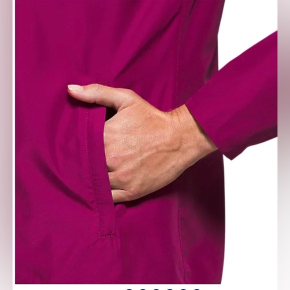 ASICS Men’s Size S/P Reflective Woven Purple Jacket - Picture 3 of 6